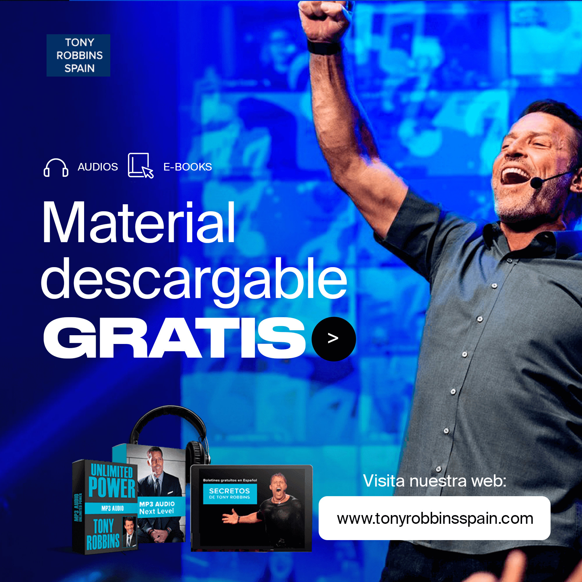 Material descarga gratis regalo Tony Robbins en español Tony Robbins Spain
